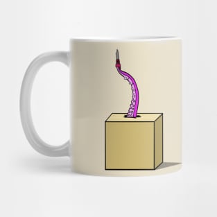 Octopus with a Knife Mug